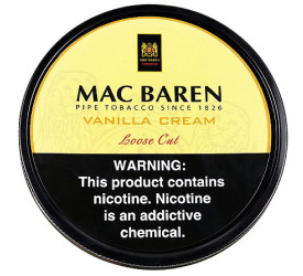 Fumo para Cachimbo Mac Baren Vanilla Cream - Lata (100g)