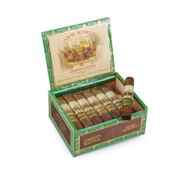 Charuto AJF New World Cameroon Short Robusto - Caixa com 20