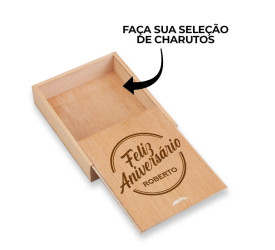 Caixa para 5 Robustos Personalizada - Faça sua Seleção!