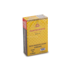 Charuto Montecristo Short - Petaca com 10