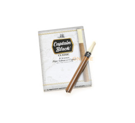 Cigarrilha Captain Black Classic com Piteira - Caixa com 8