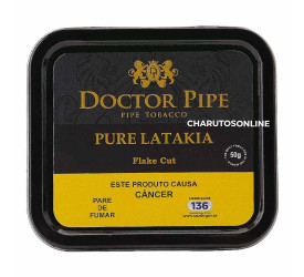 Fumo para Cachimbo Doctor Pipe Pure Latakia Flake - Lata (50g)