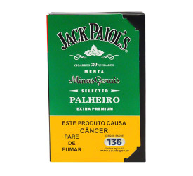 Palheiro Jack Paiols Menta - Maço com 20