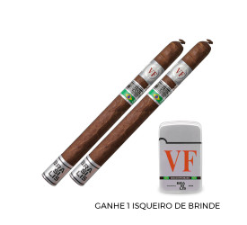 Kit 2 Charuto Vegafina Classico Brasilis - Ganhe 1 Isqueiro Grátis