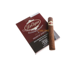 Charuto Le Cigar Robusto - Petaca com 5