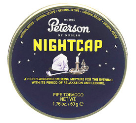 Fumo para Cachimbo Peterson Nightcap - Lata (50g).
