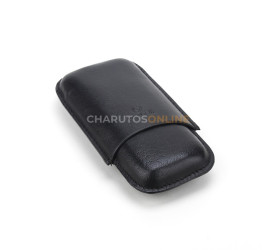 Porta 2 Charuto em Couro Nerone 2F - Preto