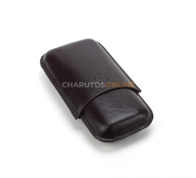 Porta 2 Charutos em Couro Nerone- 2F - Marrom