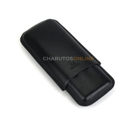 Porta 3 Charuto em Couro Nerone Classy - Preto