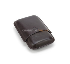 Porta 3 Charutos em Couro Nerone 3F - Marrom