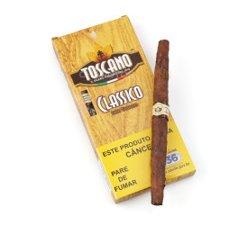 Charuto Toscano Classico - Petaca com 5