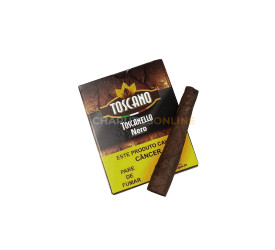 Charuto Toscano Toscanello Nero (Chocolate) - Petaca com 5