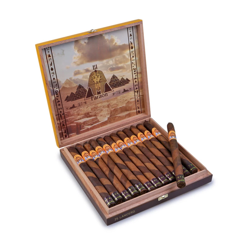Charuto El Faraón Lancero Double Wrapper - Caixa com 25