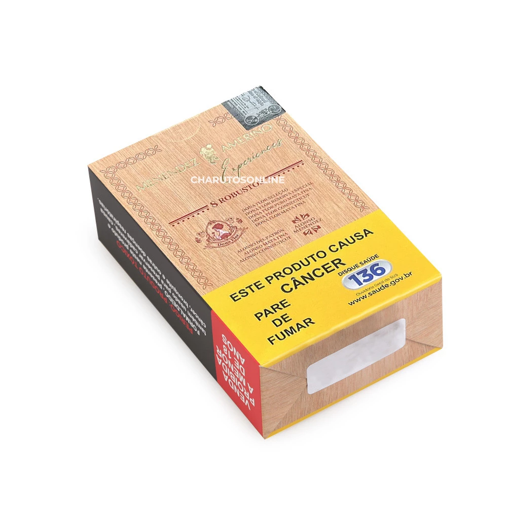 Charuto Menendez Experiences Robustos - Petaca com 8