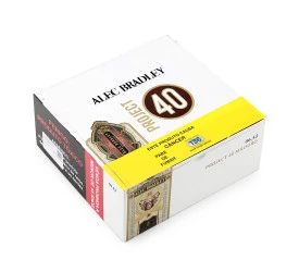 Caixa Vazia - Alec Bradley Project 40 Maduro Toro - Caixa com 24