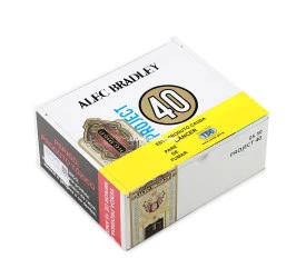 Caixa Vazia - Alec Bradley Project 40 Robusto - Caixa com 24