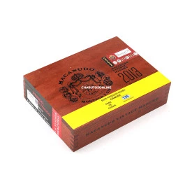 Caixa Vazia - Macanudo Vintage 2013 Maduro Toro Grande - Caixa com 20