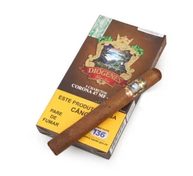 Charuto Diogenes Puentes MF Corona (Ring 47) - Petaca com 5