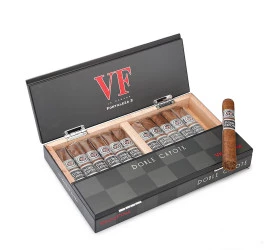 Charuto Vegafina Fortaleza 2 Magnum Extra Box Pressed Doble Capote - Caixa com 12