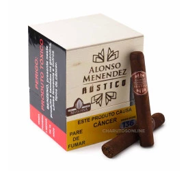 Charuto Alonso Menendez Robusto Rustico - Caixa com 25