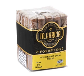 Charuto M. Garcia Robusto - Maço com 25