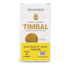 Palheiro Timbal Ouro - Maço com 20