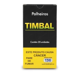 Palheiro Timbal Tradicional - Maço com 20