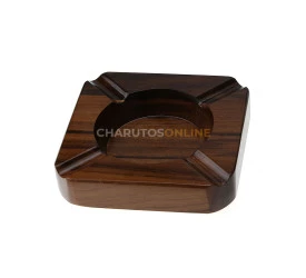 Cinzeiro para 4 Charutos de Madeira - Pequeno (Cor sortida)