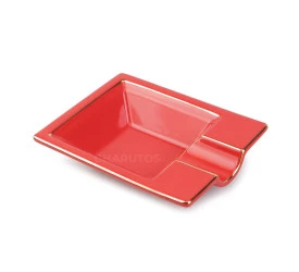 Cinzeiro de Ceramica para 1 Charuto - Vermelho