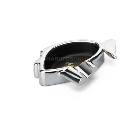 Cinzeiro de Ceramica com Metal Cohiba 50 Anos - Preto