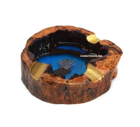 Cinzeiro de Madeira Resinado para 3 Charutos - Perceverancia 02