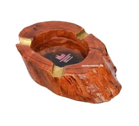 Cinzeiro de Madeira Resinado para 3 Charutos - Perceverancia 06