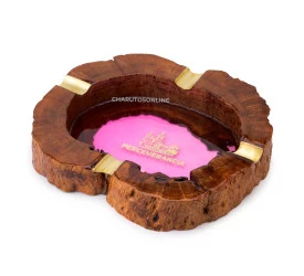 Cinzeiro de Madeira Resinado para 4 Charutos - Perceverancia 03