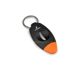 Cortador de Charutos Colibri Firebird Viper V-CUT - Preto e Laranja