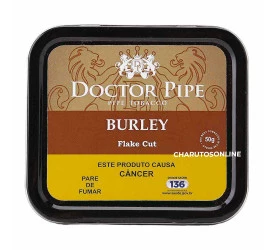Fumo para Cachimbo Doctor Pipe Burley Flake - Lata (50g)