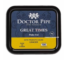 Fumo para Cachimbo Doctor Pipe Great Times Flake - Lata (50g)