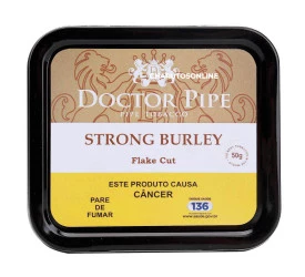 Fumo para Cachimbo Doctor Pipe Strong Burley Flake - Lata (50g)