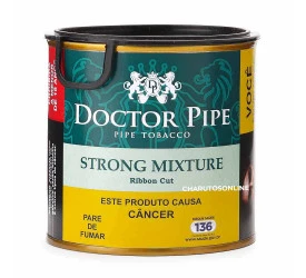 Fumo para Cachimbo Doctor Pipe Strong Mixture - Lata (50g)