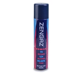 Gás Zengaz para Isqueiros Recarregáveis (99,99% Purificado) - 300ml