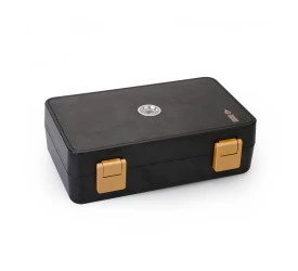 Umidor de Viagem (ABS) Hit para 10 Charutos com Higrometro - Preto
