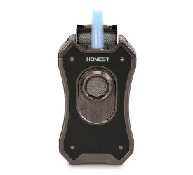 Isqueiro Honest 764 - Preto (4 Chamas)