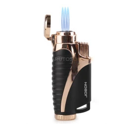 Isqueiro Maçarico Jobon ZB399 (3 Chamas) - Dourado
