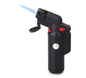 Isqueiro Maçarico Angle Torch Zengaz ZT-60a - Preto (1 chama)