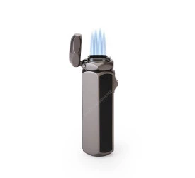 Isqueiro Maçarico Cigar Lighter - Chumbo (4 Chamas)