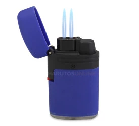 Isqueiro Maçarico Double Jet Zengaz - Azul (2 chamas)