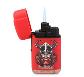 Isqueiro Maçarico Firestar Vikings - Vermelho (1 Chama)