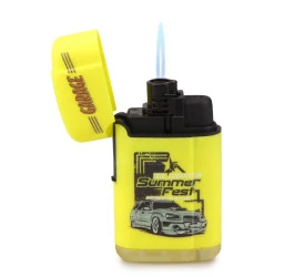 Isqueiro Maçarico Firestar Garage - Amarelo (1 Chama)