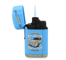 Isqueiro Maçarico Firestar Garage - Azul (1 Chama)