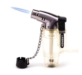 Isqueiro Maçarico Honest 261 - Transparente (1 Chama)