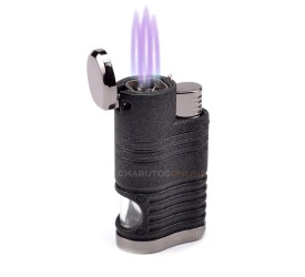 Isqueiro Maçarico Honest 345 - Preto (4 Chamas)